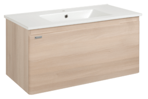 Koupelnová skříňka s umyvadlem Naturel Ancona 75x46 cm akácie ANCONA75DV