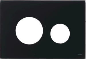 Kryt ovládacího tlačítka Tece Loop sklo černá 9240674