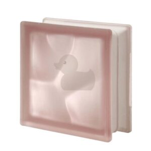 Luxfera Glassblocks pink 19x19x8 cm sklo 1908WPINK2S