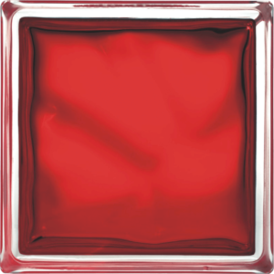 Luxfera Glassblocks red 19x19x8 cm sklo 1908WREBR