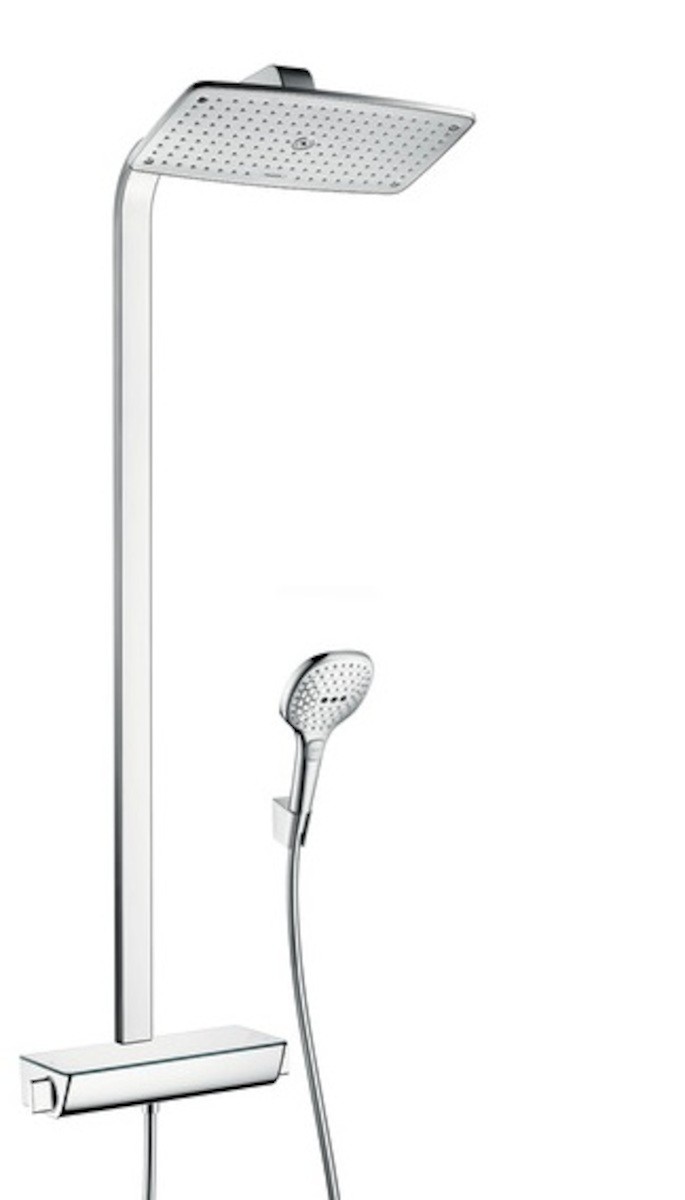 Sprchový systém Hansgrohe Raindance E na stěnu s termostatickou baterií chrom 27112000