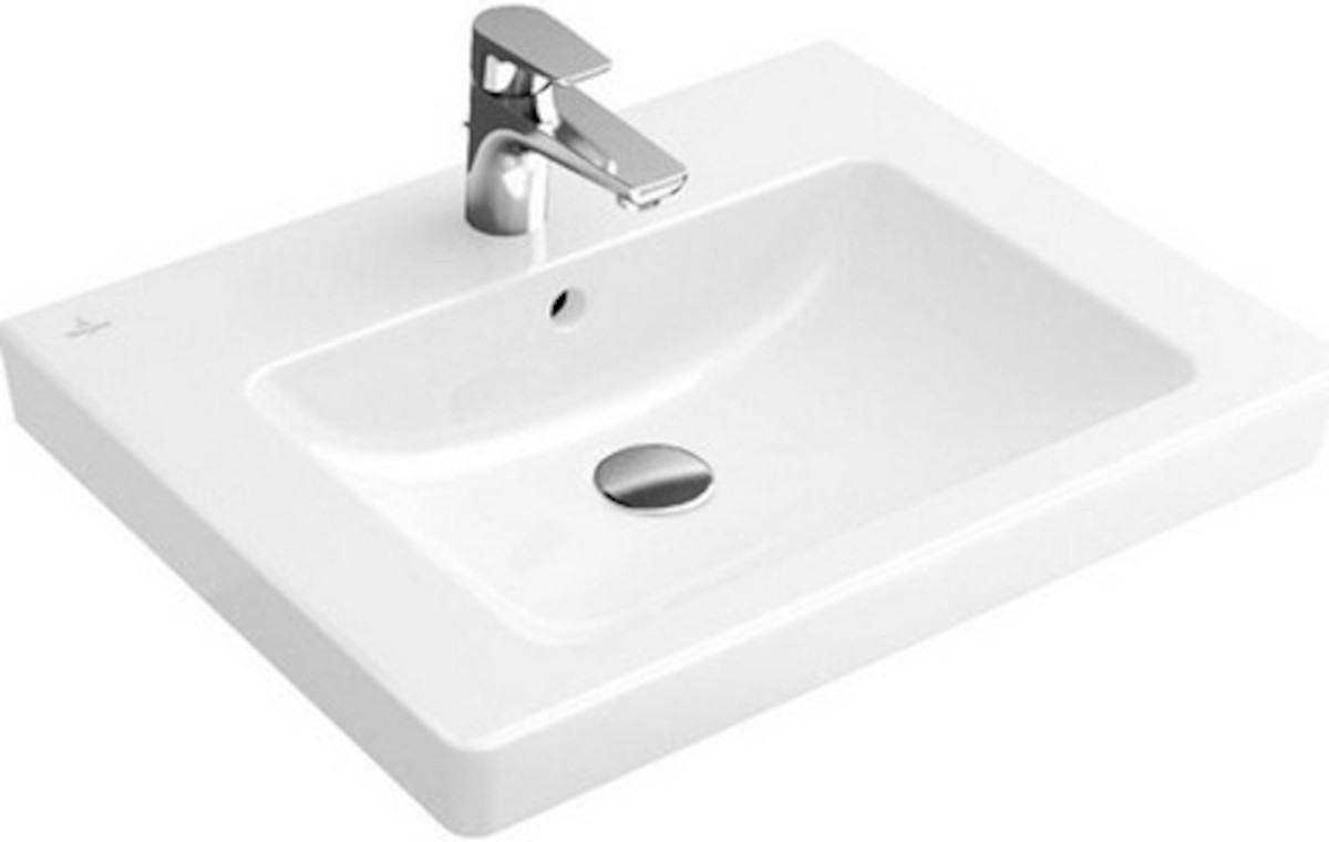 Umyvadlo Villeroy & Boch Subway 2.0 60x47 cm otvor pro baterii uprostřed 71136001