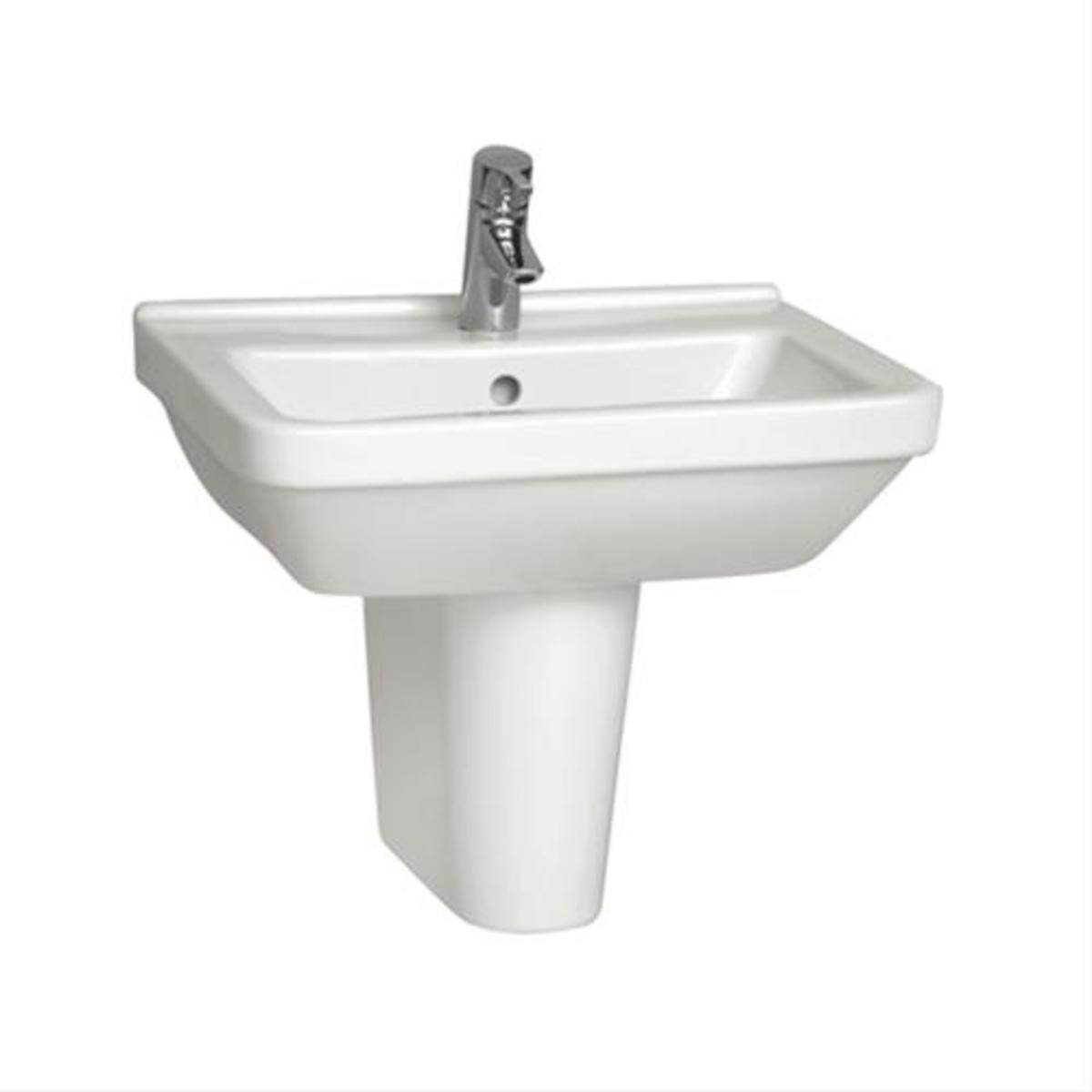 Umyvadlo Vitra S50 55x45 cm otvor pro baterii uprostřed 5309-003-0001