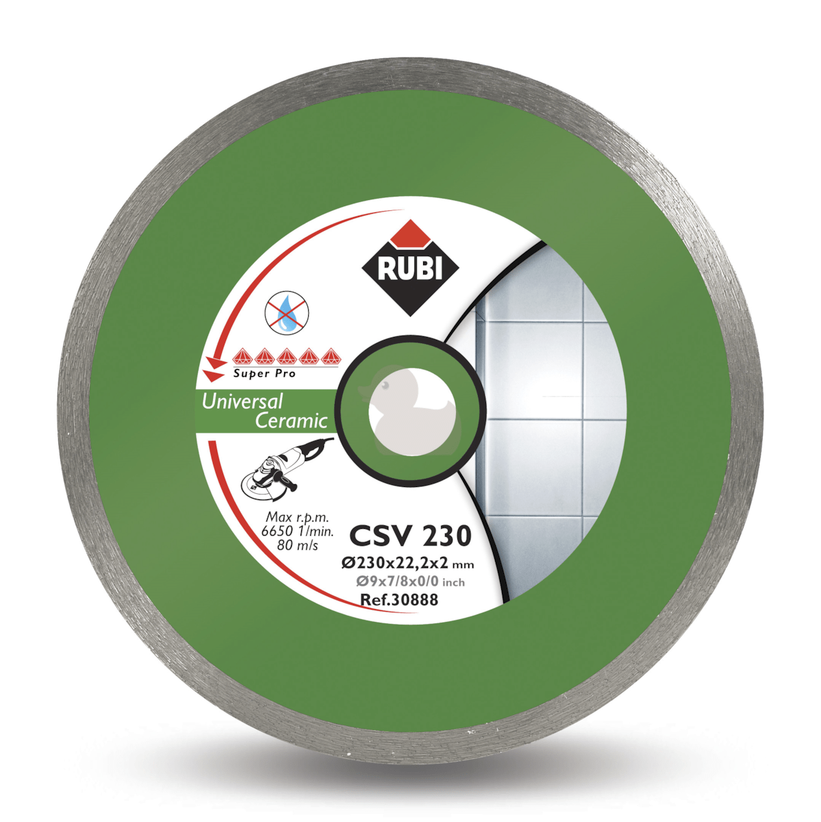 Diamantový kotouč Rubi kontinuální 125 mm CSV 125 Superpro R30883