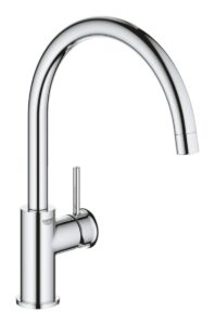 Dřezová baterie Grohe BauClassic s otočným ramínkem chrom 31535001