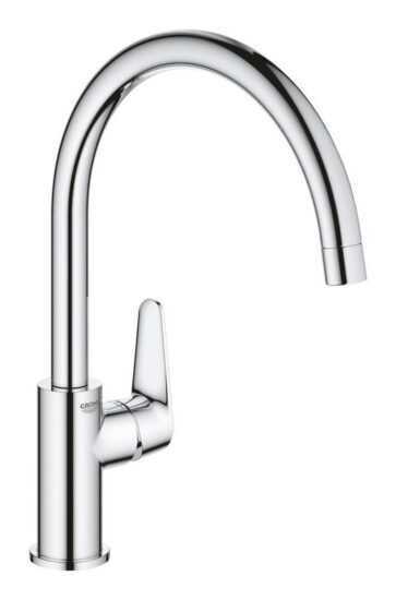 Dřezová baterie Grohe BauCurve s otočným ramínkem chrom 31536001