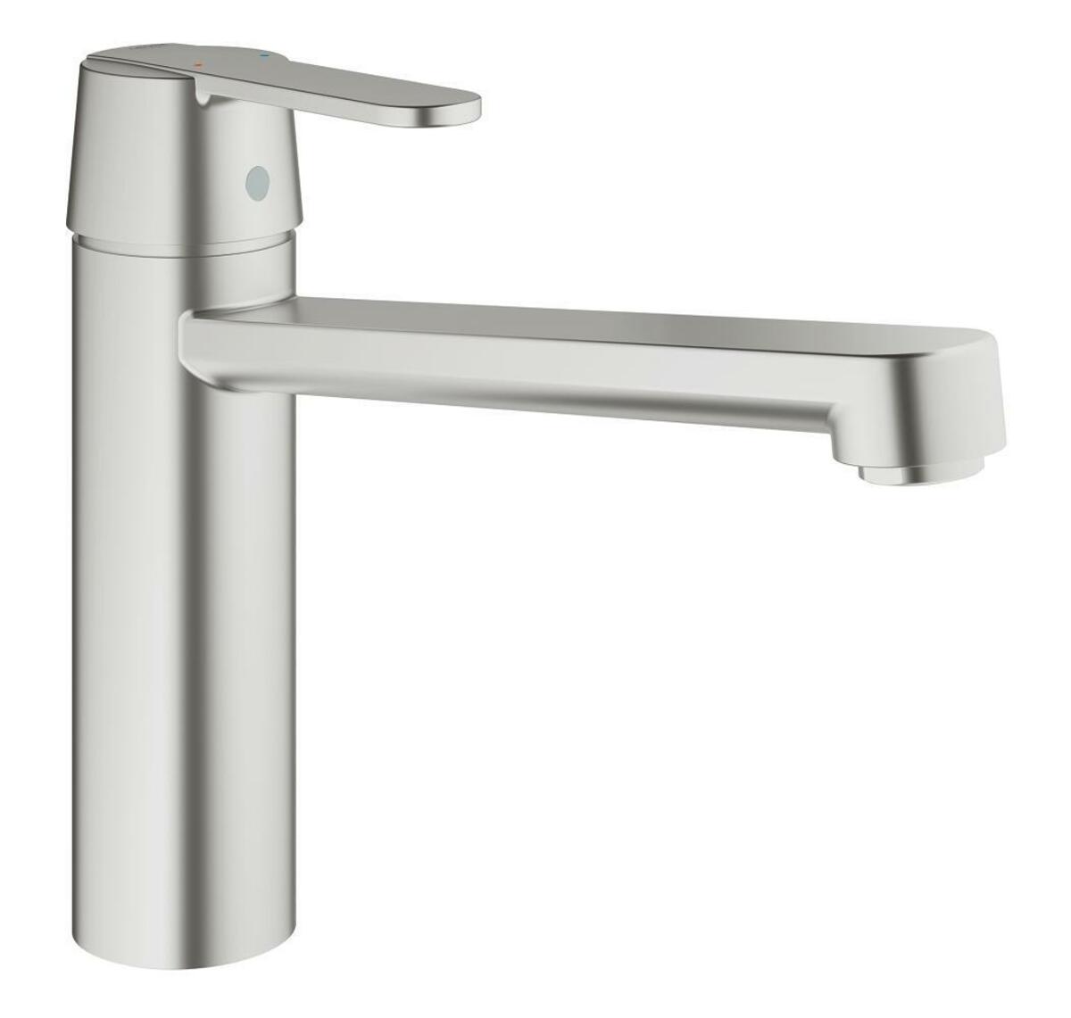 Dřezová baterie Grohe Get s otočným ramínkem supersteel 30196DC0