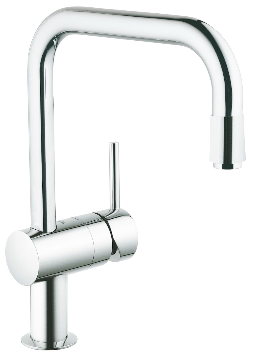 Dřezová baterie Grohe Minta s vytahovací sprškou chrom 32067000