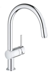 Dřezová baterie Grohe Minta s vytahovací sprškou chrom 3291800E