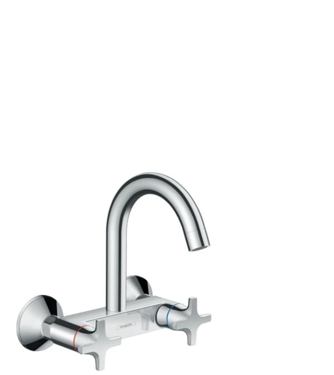 Dřezová baterie Hansgrohe Logis s otočným ramínkem 150 mm chrom 71284000