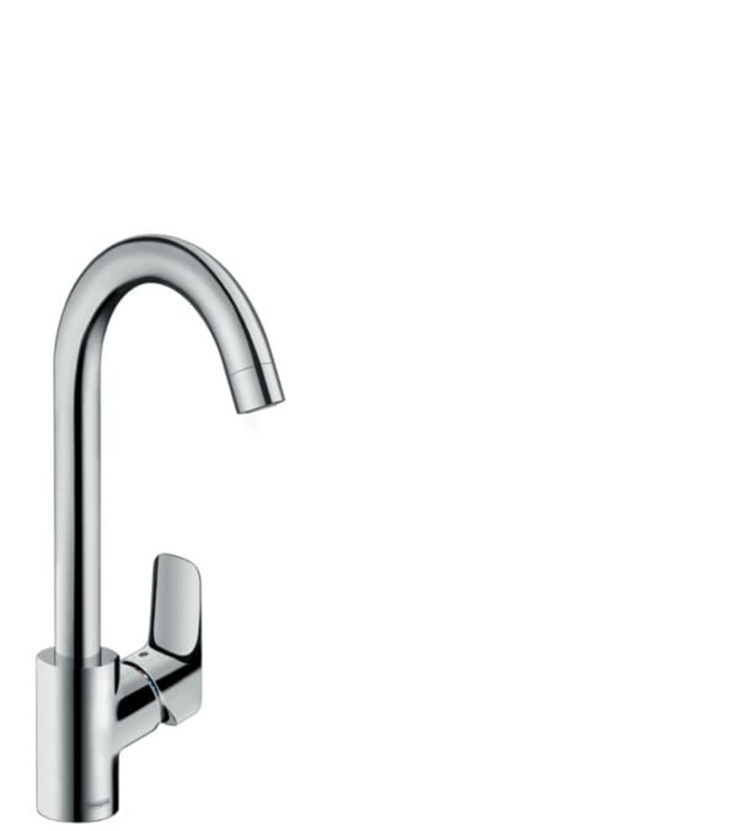 Dřezová baterie Hansgrohe Logis s otočným ramínkem chrom 71861000