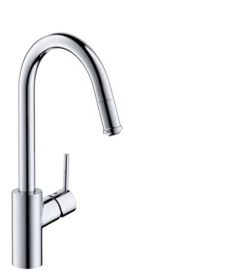 Dřezová baterie Hansgrohe Talis sklopné rameno chrom 73878000