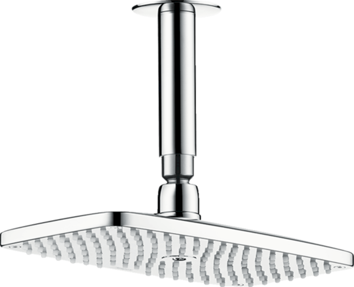 Hlavová sprcha Hansgrohe Raindance E strop včetně sprchového ramena chrom 27380000