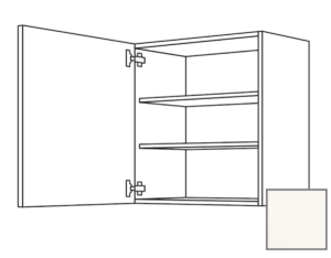 Kuchyňská skříňka horní Naturel Erika24 s dvířky 30x72x35 cm bílá lesk 450.W301.L
