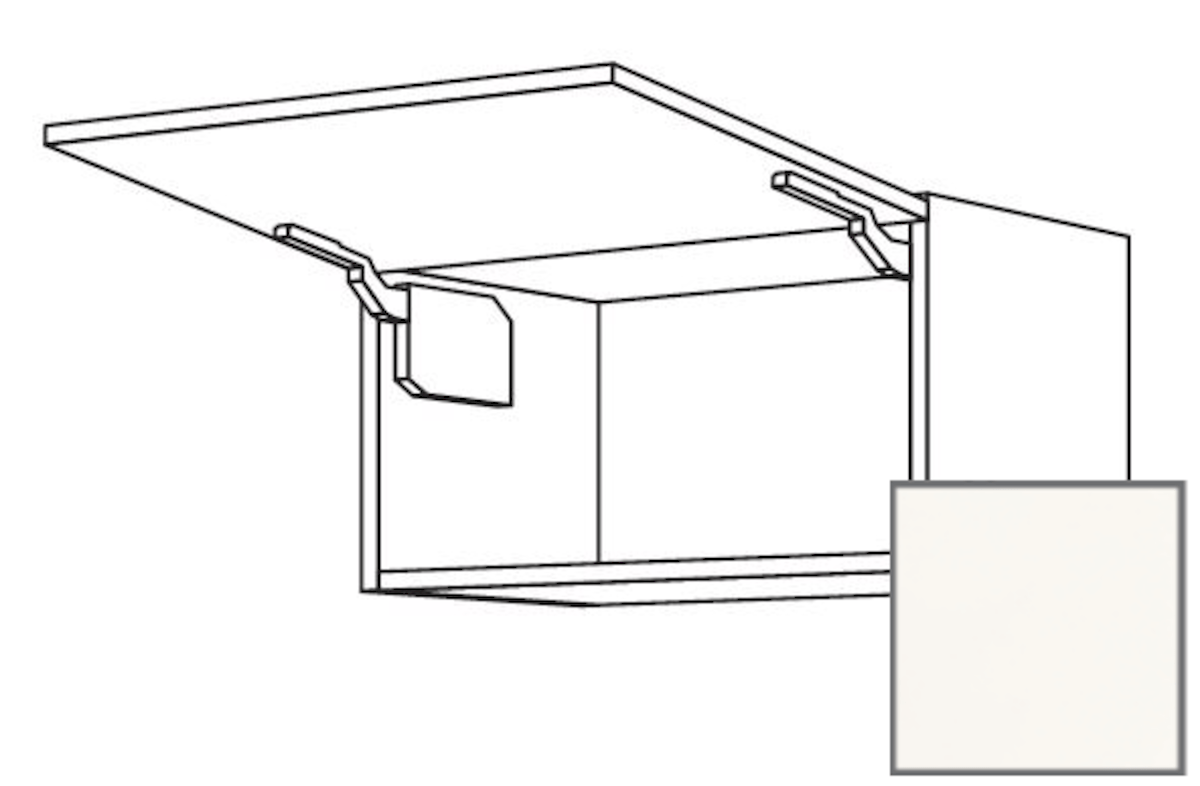 Kuchyňská skříňka horní Naturel Erika24 výklopná 60x36x35 cm bílá lesk 450.WK6036N
