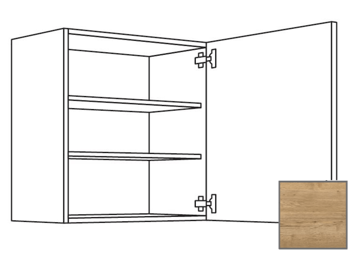 Kuchyňská skříňka horní Naturel Sente24 s dvířky 30x72x35 cm dub sierra 405.W301.R