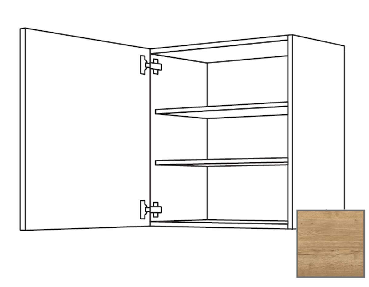 Kuchyňská skříňka horní Naturel Sente24 s dvířky 45x72x35 cm dub sierra 405.W451.L