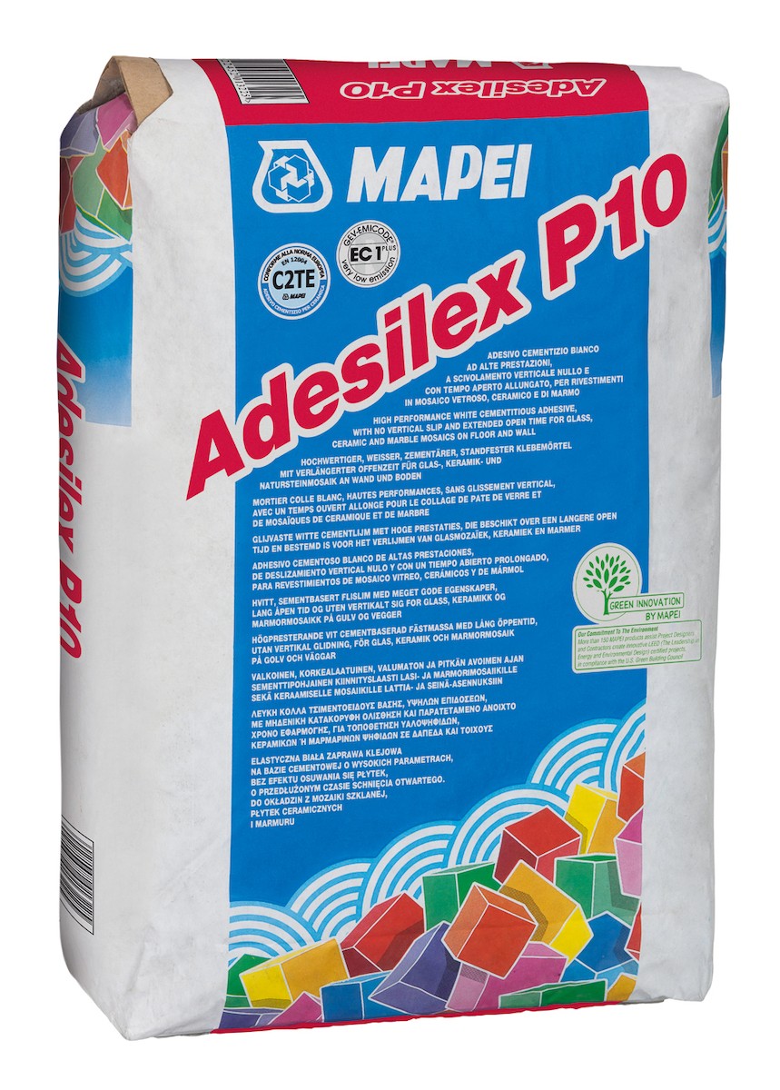 Lepidlo Mapei Adesilex P10 bílá 25 kg C2TE ADESILEXP10