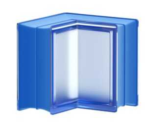 Luxfera Glassblocks MiniGlass modrá 15x15x8 cm sklo MGSCORBLU