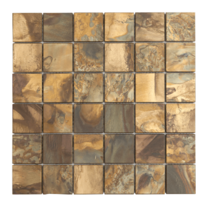 Měděná mozaika Premium Mosaic metalická hnědá 30x30 cm mat MOS4848CO
