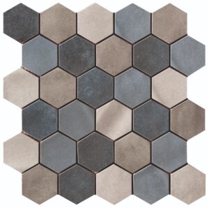 Mozaika Cir Materia Prima mix blue hexagon 27x27 cm lesk 10699191