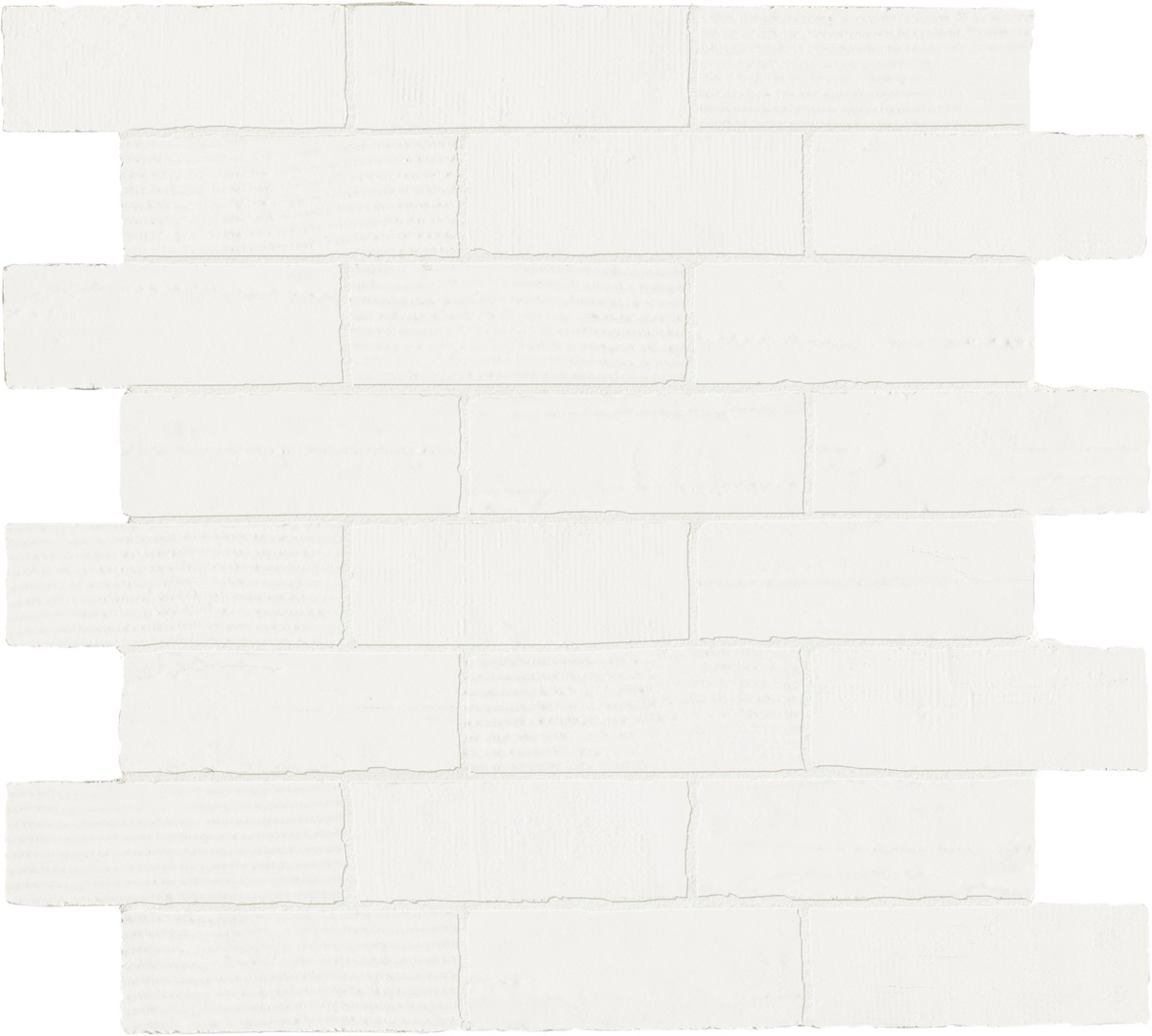 Mozaika Dom Comfort G white brick 33x33 cm mat DCOGMB10