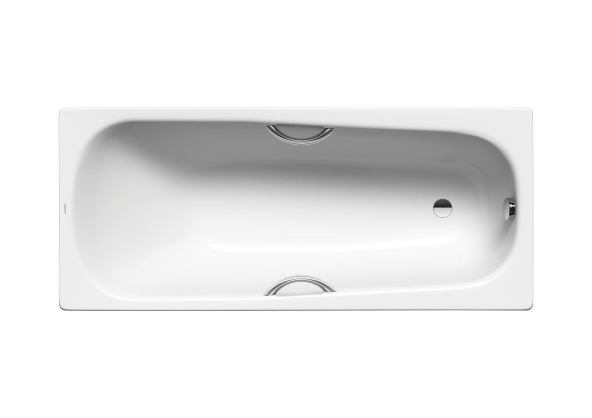 Obdélníková vana Kaldewei Saniform Plus Star 180x80 cm smaltovaná ocel celoplošný Antislip alpská bílá 133734010001