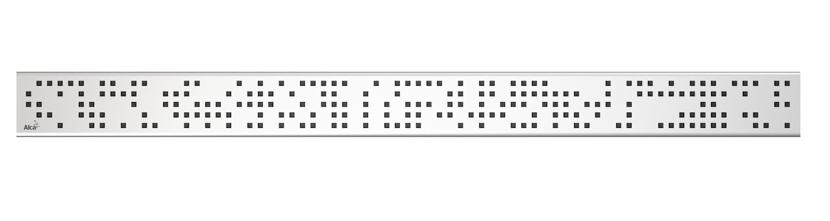 Rošt Alcaplast 85 cm nerez mat čtverečky CODE-850M