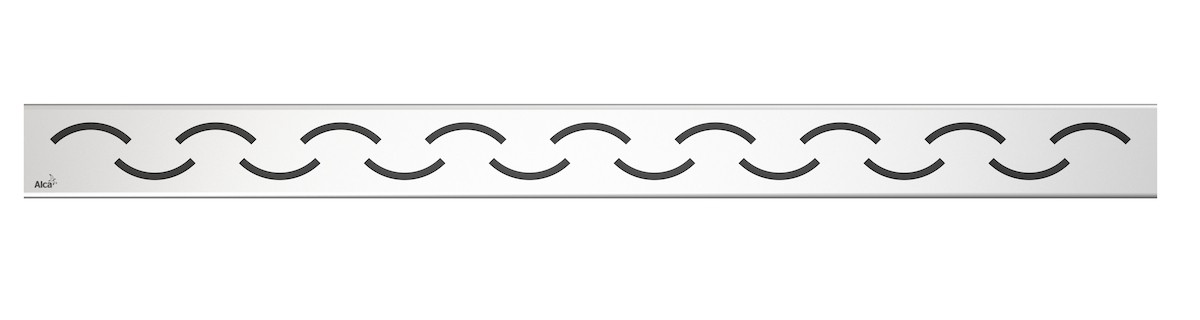 Rošt Alcaplast 95 cm nerez lesk obloučky SMILE-950L