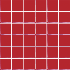 Skleněná mozaika Premium Mosaic červená 31x31 cm lesk MOS50RE