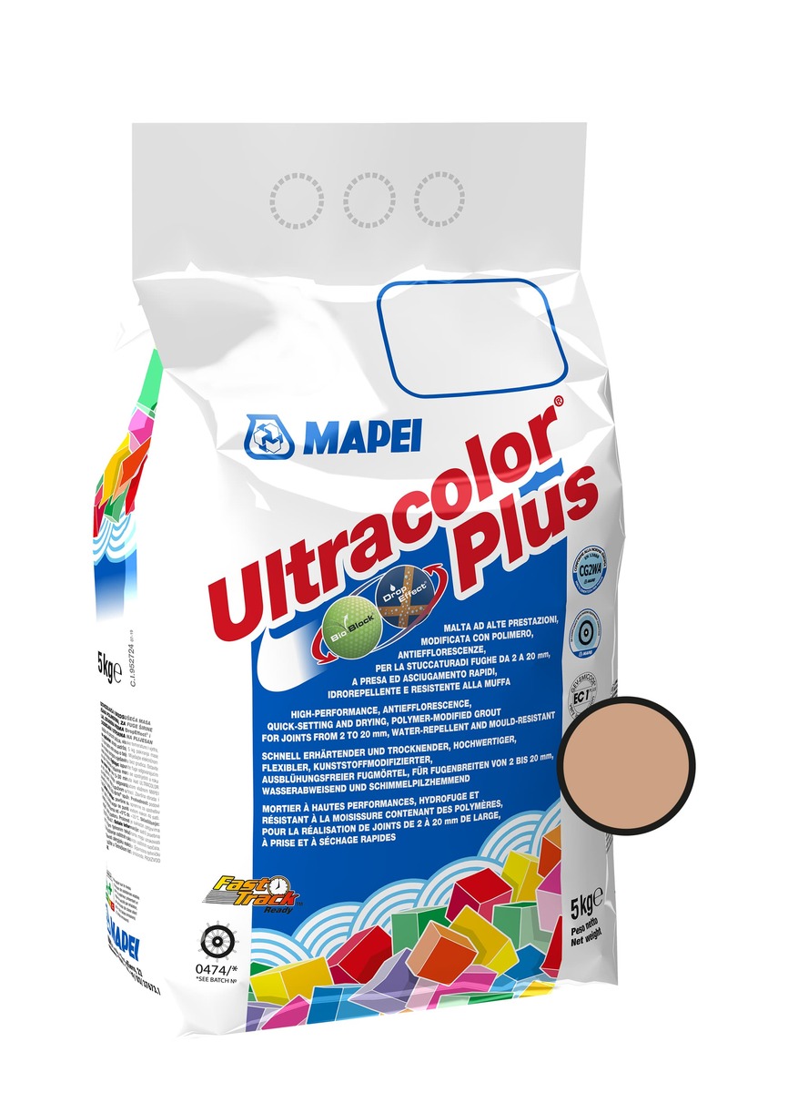 Spárovací hmota Mapei Ultracolor Plus caramel 5 kg CG2WA MAPU141