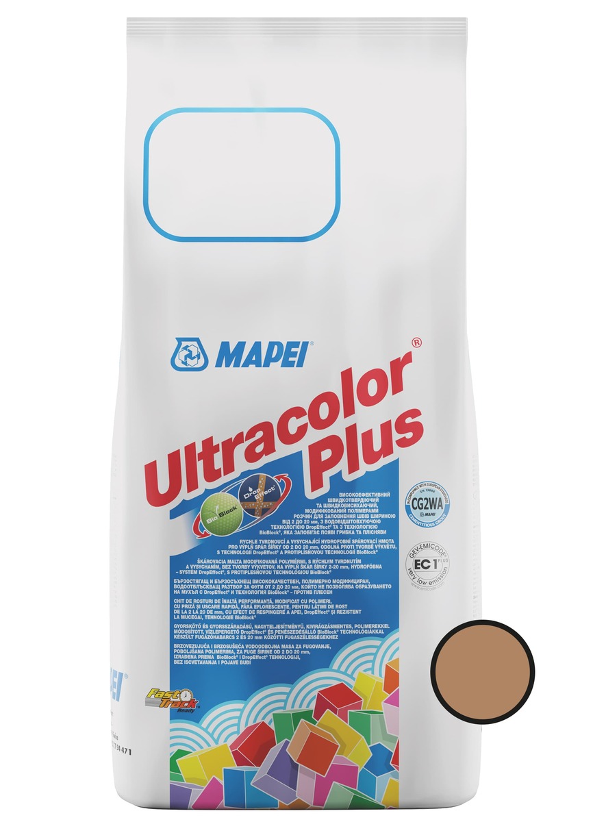 Spárovací hmota Mapei Ultracolor Plus hnědá 2 kg CG2WA MAPU2142