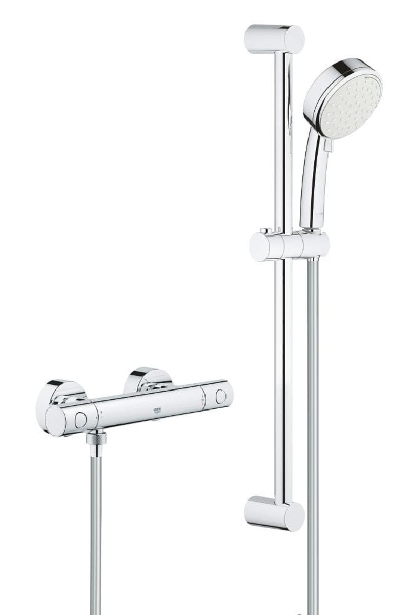 Sprchová baterie Grohe GROHTHERM 800 se sprchovým setem 150 mm chrom 34768000