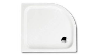 Sprchová vanička čtvrtkruhová Kaldewei Zirkon 603-2 90x80 cm smaltovaná ocel alpská bílá 456835000001