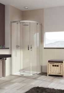 Sprchové dveře 100x90x200 cm Huppe Aura elegance chrom lesklý 402431.092.322