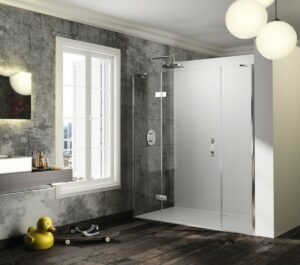 Sprchové dveře 160x200 cm levá Huppe Solva pure chrom lesklý ST1406.092.322
