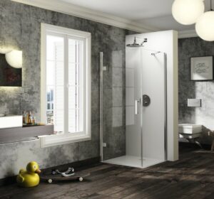 Sprchové dveře 80x200 cm levá Huppe Solva pure chrom lesklý ST2502.092.322