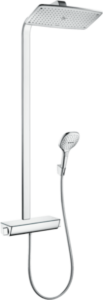 Sprchový systém Hansgrohe Raindance E na stěnu s termostatickou baterií chrom 27286000