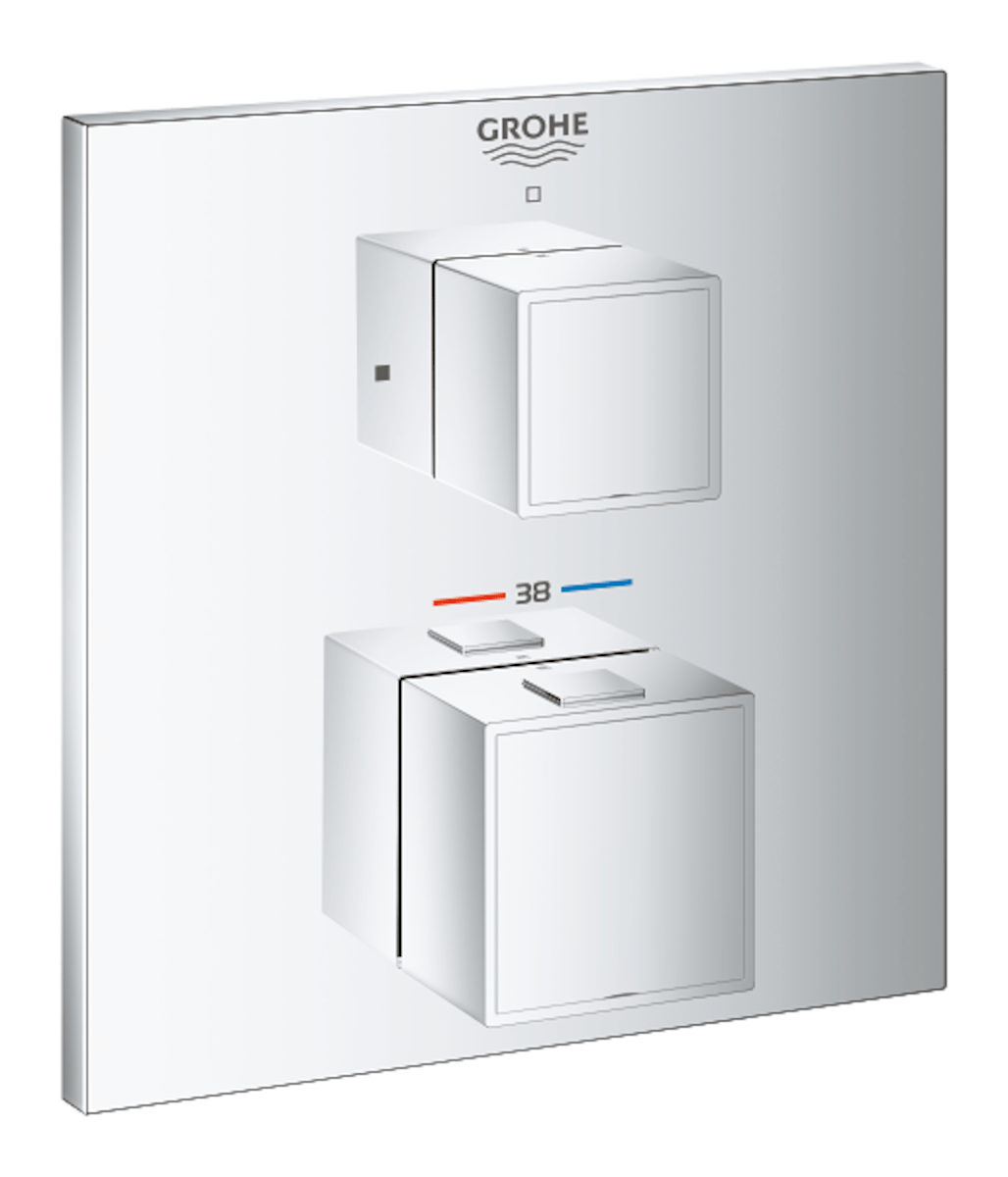 Termostat Grohe Grohtherm Cube bez podomítkového tělesa chrom 24153000