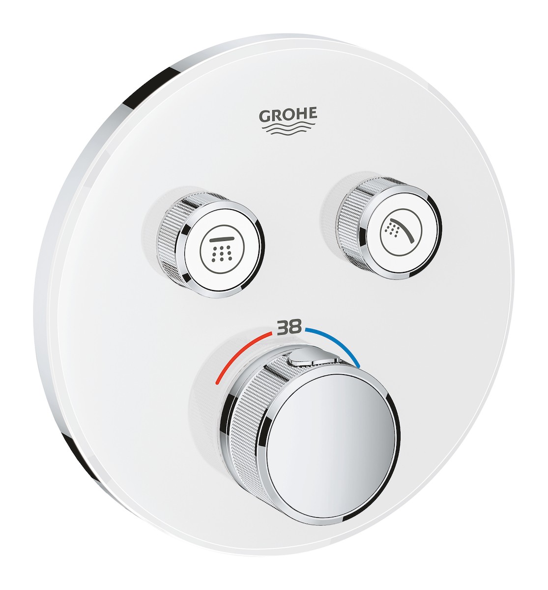 Termostat Grohe Smart Control s termostatickou baterií Moon White