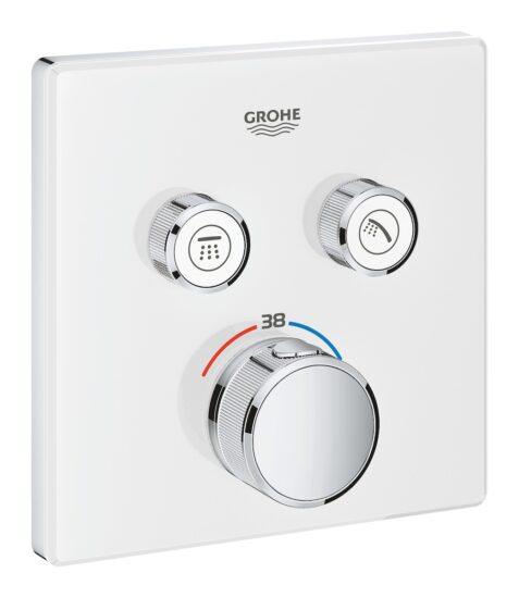 Termostat Grohe Smart Control s termostatickou baterií Moon White