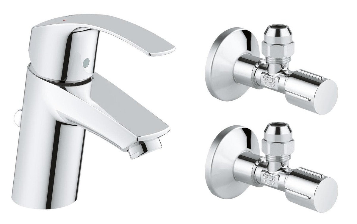 Umyvadlová baterie Grohe EUROSMART s výpustí chrom 23588000