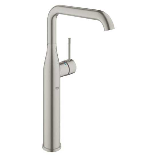 Vysoká umyvadlová baterie Grohe Essence New s otočným raménkem supersteel 32901DC1