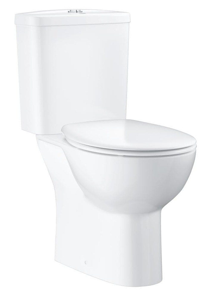 Wc kombi komplet Grohe BAU-CERAMIC alpská bílá zadní odpad 39604000