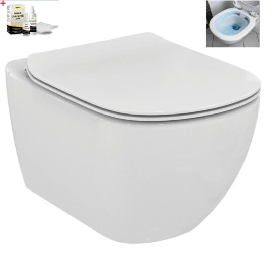 Wc s prkénkem softclose závěsné Ideal Standard Testra zadní odpad SIKOSIST3503