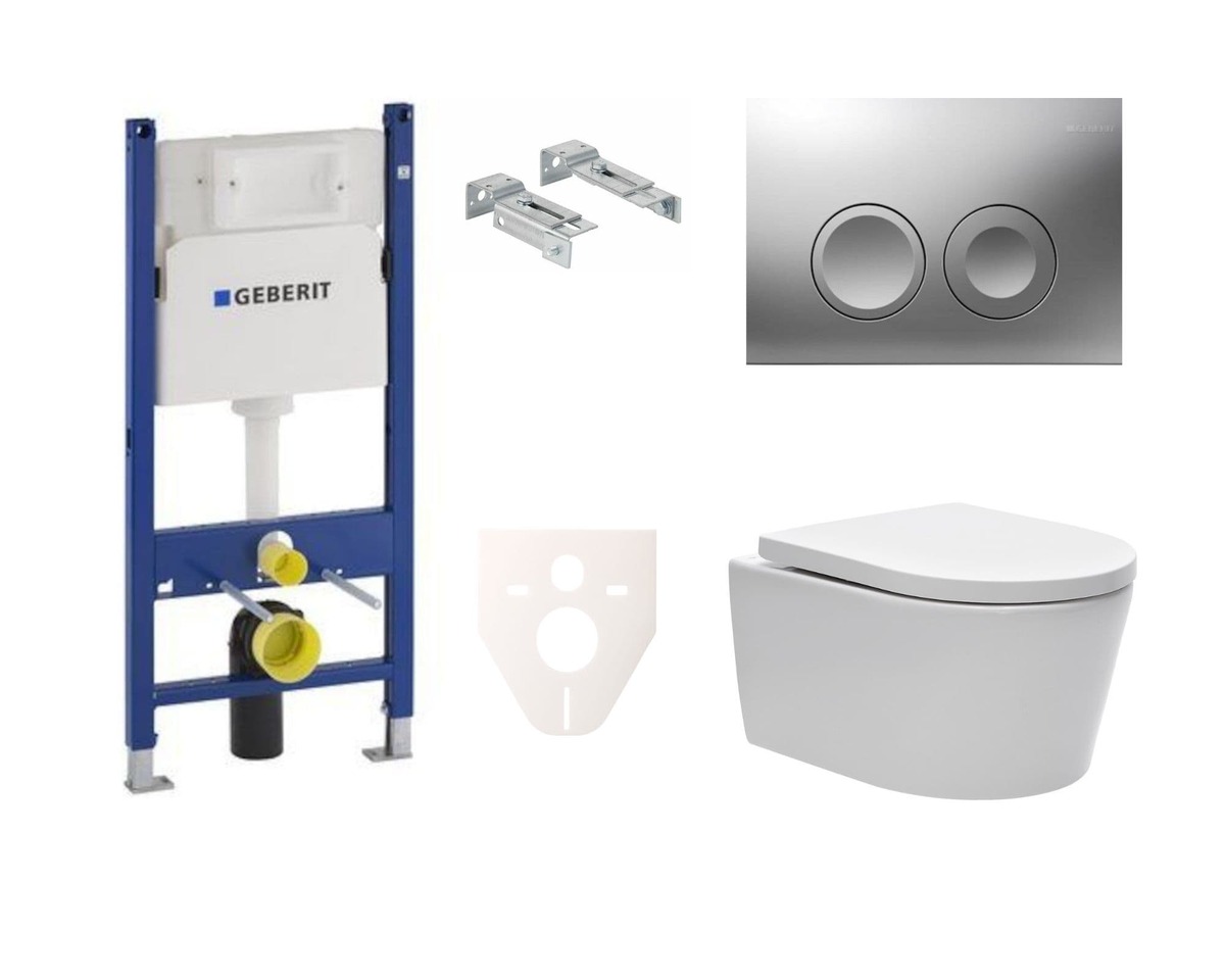 Závěsný WC set SAT Brevis do lehkých stěn/předstěnová SIKOGES7W3S